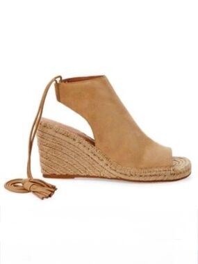 Bettye by Bettye Muller Tan Suede Espadrilles, 9M